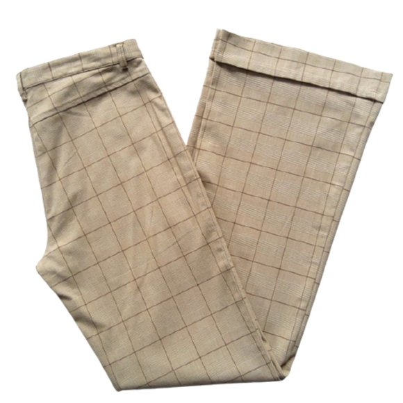 JP Collection Cuffed Check Stretch Trouser- Sz. 40/8 - Picture 1 of 8